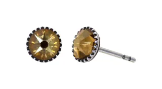 konplott - Ohrstecker - Black Jack braun