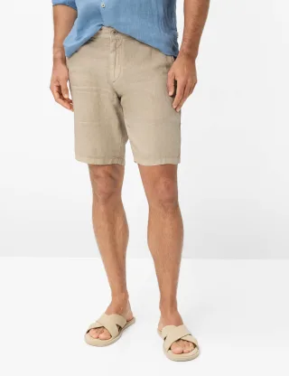 Brax Herren Bermuda Style BALU CANVAS, hellbraun, Gr. 34