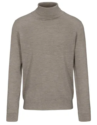 COMMANDER Finest Clothing - Rollkragen Pullover, uni - Gr. - L