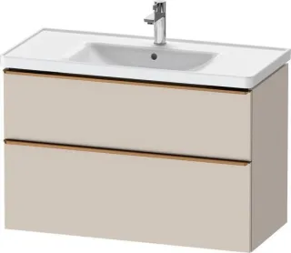 Duravit D-Neo Waschtischunterbau wandhängend Taupe Matt 984x452x625 mm - DE4356004910000 DE4356004910000