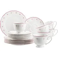 MÄSER Kaffeeservice Lova (18-tlg), 6 Personen, Porzellan