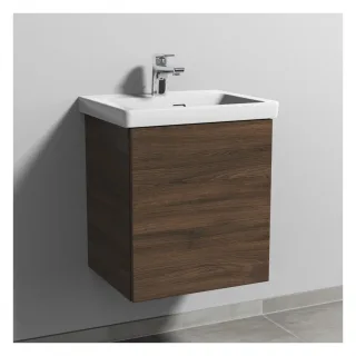 Sanipa 3way Waschtischunterbau zu Villeroy & Boch Subway 3.0 Waschtisch mit 1 Tür, Eiche-Arizona SM84580