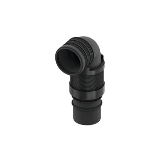 TECE TECEprofil WC-Anschlussbogen 9820317 DN 90, flexibel, Anschlussstück PE-HD (schweißbar)