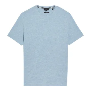 Ted Baker Curlys Regular Textured Blue T-shirt
