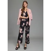 Laura Scott Jumpsuit für den eleganten Anlass mit floralem Muster