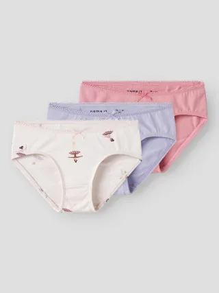 NAME IT - NMFBRIEFS 3P BALLARINA NOOS Pearl - Gr. - 92