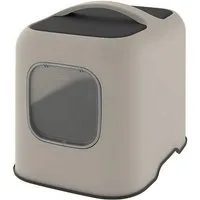 ROTHO Katzentoilette MyPet BIALA modernes Katzenklo mit Haube und Schaufel