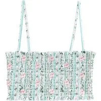 Next Bandeau-Bikini-Top Gesmoktes Bandeau-Bikinioberteil (1-St)