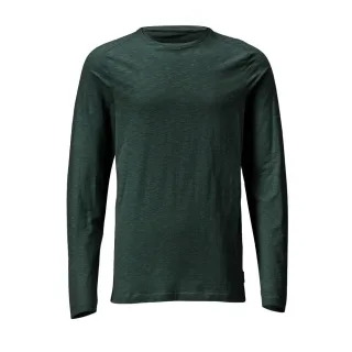 MASCOT Herren Langarmshirt Waldgrün S - 22581-983-34-S