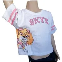 PAW PATROL T-Shirt Crop Top „Skye & Glitter - Skye“ – Bauchfrei