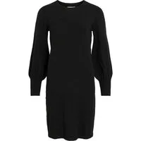 Vila Strickkleid VIKERRY O-NECK KNIT DRESS - NOOS Materialmix, regular fit