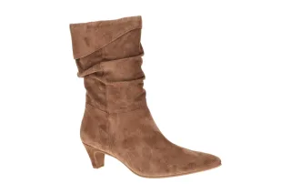 Paul Green Damen Stiefeletten 8325-001 PG 8325 nut Hellbraun Velourleder Tric...