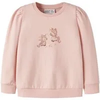 Name It Sweatshirt NMFLAURIE LS SWEAT BRU Baumwollmischung, regular fit