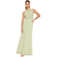 LIPSY Maxikleid Lipsy 3D-Neckholder-Maxikleid für Brautjungfern (1-tlg)