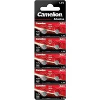 Camelion Alkaline-Knopfzellen LR41 AG3 1,5V, 28mAh Quecksilberfrei 10er Pack Knopfzelle, (10 St), Typ LR41 / AG3 / LR736 / 192 / V3GA