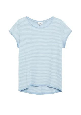 s.Oliver - T-Shirt blau - Gr. - 46