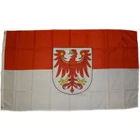 trends4cents Flagge Flagge 90 x 150 cm Hissfahne Bundesland Sturmflagge Hissfahne (Brandenburg), für Fahnenmaste