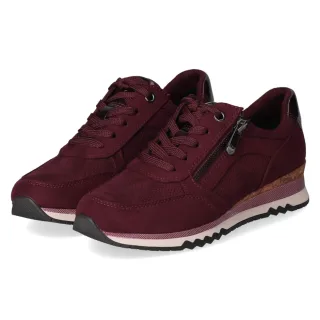 Marco Tozzi Low Sneaker - Gr. 37 - Rot - Textil & Synthetik