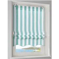 Rollo Raffrollo, heine, halbtransparent, Ösen mit Fensterhaken