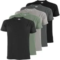 ALPIDEX Rundhalsshirt ALPIDEX T-Shirts Herren 5er Set Rundhals – in vielen Farben & Größen