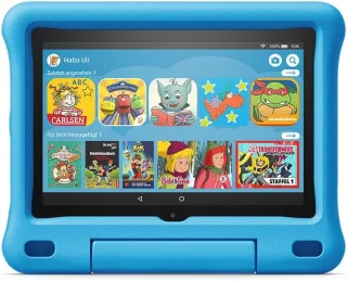 Kindle Fire HD 8 (Kid's Edition) 32GB [8" WiFi only] schwarz mit blauer Hülle