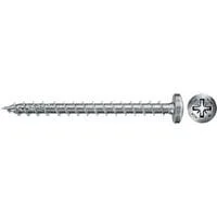 Spanplattenschraube Power-Fast II 6,0x70 Panhead 50 Stück, Vollgewinde, verzinkt