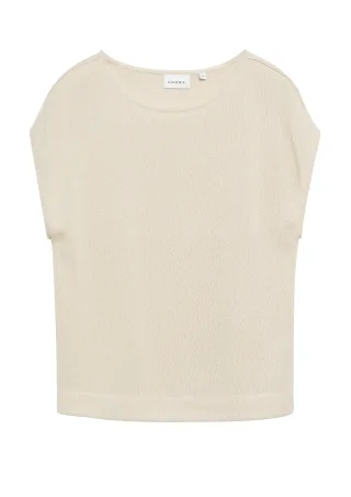 comma - Sweatshirt beige - Gr. - 40