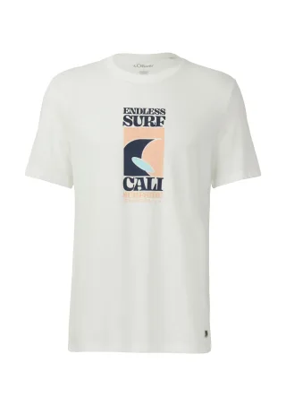 s.Oliver - T-Shirt weiß - Gr. - S