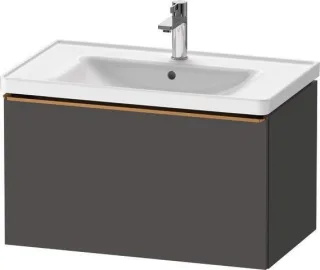 Duravit D-Neo Waschtischunterbau wandhängend Graphit Matt 784x452x440 mm - DE4255004490000 DE4255004490000