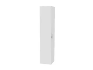Keuco Hochschrank Edition 11 31330, Anschlag links 1 trg., weiß Hochgl./weiß Hochgl., 31330210001 31330210001