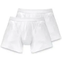 Schiesser Retro Pants Authentic (2er-Pack) mit stilvollem Nadelzug