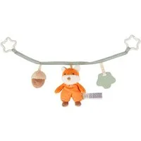 Sterntaler® Kinderwagenkette Kinderwagenkette Fuchs Filou, mit Silikonelement und Rassel