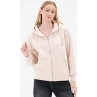 Smith & Solo Kapuzenpullover Damen - Sweatshirt mit Reißverschluss Zipper Hoodie Kapuzensweatjacke