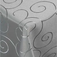 DecoHomeTextil Heimtextilmanufaktur Tischdecke Kringel Circle Tafeldecke Ornamente Damast Tischdecke