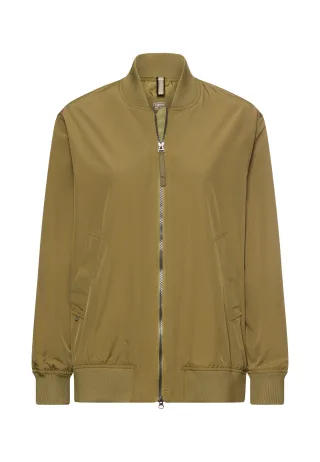 camel active - Bomberjacke mit seitlichem Reißverschluss olive - Gr. - 42