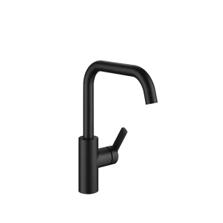 KWC Hebelmischer LUNA E Schwenkauslauf, A210 L-Auslauf, matt black 125132