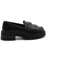 Sonderpostendiscount Damenschuhe Modell XJ-1005 Black Loafer Loafer