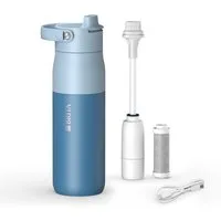BRITA Trinkflasche BRITA LARQ iQ Digitale Filter Trinkflasche (680 ml), inkl. Hydration Tracking (App), Aktivkohle Wasserfilter & UV-C