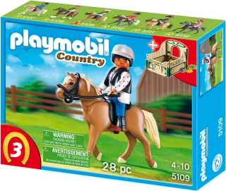 Playmobil Country 5109 - Haflinger mit Pferdebox