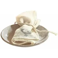 Mirabeau Stoffserviette Serviette 4er Set Walorine creme