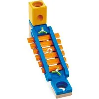 Hape Kugelbahn-Bausatz Quadrilla, Klingender Spielplatz, Zubehör