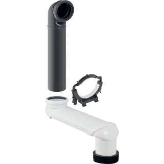 Geberit Monolith WC-Etagenbogengarnitur waagerecht 131088291