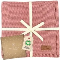 Babydecke DIKOS® Baby Decke für Neugeborene aus *100%* Bio Baumwolle, DIKOS, Kuscheldecke PREMIUM Qualität Geschenk zur Geburt, atmungsaktiv, clean