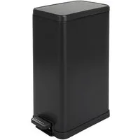 SVITA Mülleimer STM18, Treteimer, 18L, Inneneimer, Pulverbeschichteter Stahl, Schwarz