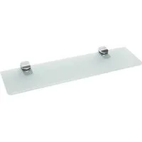 einfachgutemoebel Waschtisch-Set Glasregal 40x10cm Sicherheitsglas ESG, Milchglas satiniert, (Glasregal, 1-St., Glasregal)
