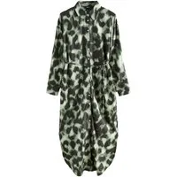 Next Hemdblusenkleid Hemdkleid mit langen Ärmeln und Taillenband (1-tlg)