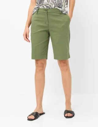 Brax Damen Bermuda Style MIA B OLIVINE Grün Oliv, grün - oliv, Gr. 44
