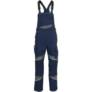 KÜBLER ACTIVIQ cotton+ Latzhose dunkelblau/anthrazit 24 - 3450 3421-4897-24