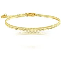 Made by Nami Edelstahlarmband Silber oder Gold Armband Edelstahl Minimalistisches Armband Herren, Filigrane Armkette Cuban Link Chain