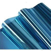 Venkuber Sonnenschutz-Fensterfolie UV-Schutz Sonnenschutzfolie Fenster innen oder außen, Spiegelfolie Fenster Sichtschutz Selbstklebend Fensterfolie